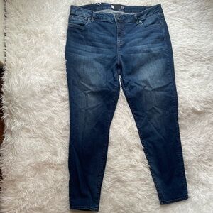 Kut from the Kloth Diana Skinny Women’s Blue Jeans Size 18W